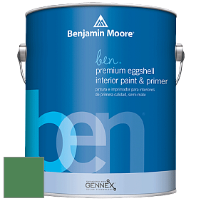 Benjamin Moore Ben W626 Premium Interior Latex Eggshell краска цвет 2035-30 Nile Green