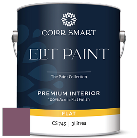 COLOR SMART CS 745 ELIT PAINT глубокоматовая моющаяся краска цвет NCS S 5030-R30B 