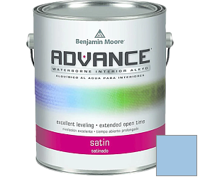 Краска Benjamin Moore 792. Advance Interior Paint-Satin эмаль цвет 815 Swiss Blue