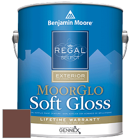 Benjamin Moore W096 Regal Select Exterior Paint-Moor GloSoft Gloss Finish краска цвет 2104-10 Pancake Syrup