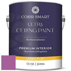 COLOR SMART CS 758 ULTRA CEILING PAINT ультраматовая краска цвет NCS S 2060-R40B 