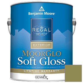Краска Regal Select Exterior Paint-Moor GloSoft Gloss Finish (W096) цвет 2145-20 Terrapin Green