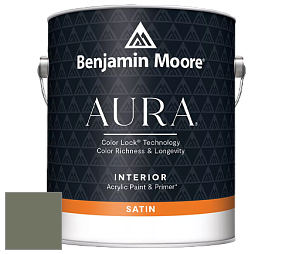 Benjamin Moore Aura 526 Waterborne Interior Satin Finish покрытие цвет NCS S 6010-G50Y 