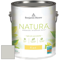 Benjamin Moore 512 Natura Interior Flat Finish матовая краска цвет 2137-60 Gray Owl