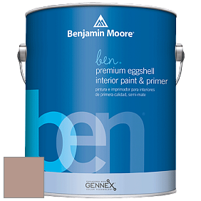 Benjamin Moore Ben W626 Premium Interior Latex Eggshell краска цвет 1234 Baywood Brown