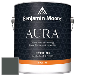 Benjamin Moore Aura 526 Waterborne Interior Satin Finish покрытие цвет RAL 7043 