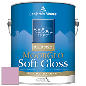 Benjamin Moore W096 Regal Select Exterior Paint-Moor GloSoft Gloss Finish краска цвет 2083-50 Pink Pansy
