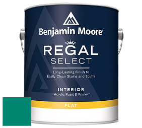 Benjamin Moore 547 Regal Select Waterborne Interior Flat Finish краска цвет NCS S 3060-B70G 