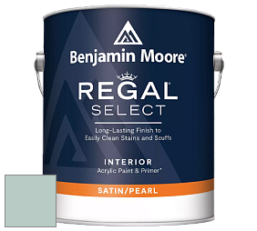 Benjamin Moore 550 Regal Select Waterborne Interior Pearl Finish краска цвет 709 Heavenly Blue