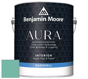 Benjamin Moore Aura 524 Waterborne Interior Eggshell Finish краска цвет 648 Kokopelli Teal