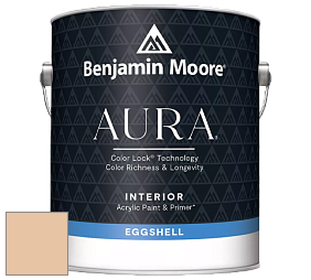 Benjamin Moore Aura 524 Waterborne Interior Eggshell Finish краска цвет 1109 Monarch Gold