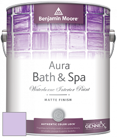 Benjamin Moore Aura 532 Bath & Spa Waterborne Interior Paint Matte Finish краска цвет NCS S 0530-R50B 