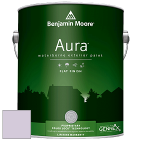 Benjamin Moore Aura 629 Waterborne Exterior Flat Finish краска цвет 2072-60 Beach Plum