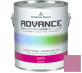 Краска Benjamin Moore 792. Advance Interior Paint-Satin эмаль цвет 1355 Tropical Rose