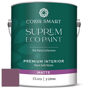 COLOR SMART CS 619 SUPREM ECO PAINT матовая краска цвет NCS S 5030-R30B 