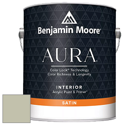 Benjamin Moore Aura 526 Waterborne Interior Satin Finish покрытие цвет NCS S 2010-G60Y 