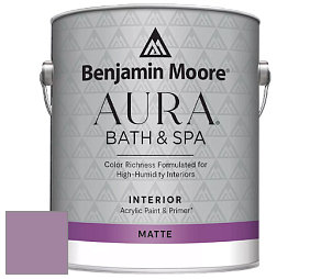 Benjamin Moore Aura 532 Bath & Spa Waterborne Interior Paint Matte Finish краска цвет NCS S 3030-R40B 