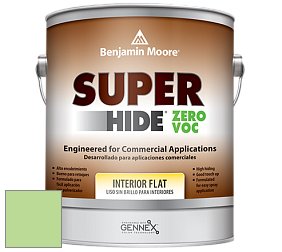 Benjamin Moore 355 Super Hide Zero Voc Interior Flat краска цвет NCS S 0540-G30Y 