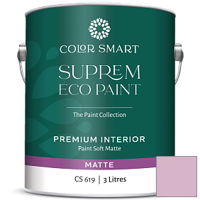Краска COLOR SMART CS 619 SUPREM ECO PAINT матовая краска цвет 1361 Countryside Pink