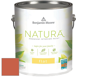 Benjamin Moore 512 Natura Interior Flat Finish матовая краска цвет 2169-20 Orange Parrot