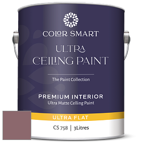 COLOR SMART CS 758 ULTRA CEILING PAINT ультраматовая краска цвет NCS S 5020-R10B 