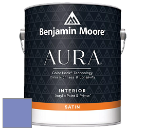 Benjamin Moore Aura 526 Waterborne Interior Satin Finish покрытие цвет 2068-40 California Lilac