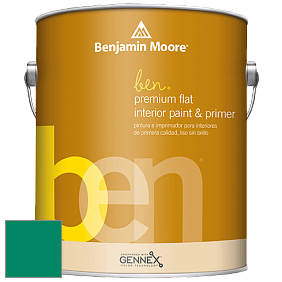 Benjamin Moore Ben W625 Premium Interior Latex Flat краска цвет NCS S 3060-B90G 