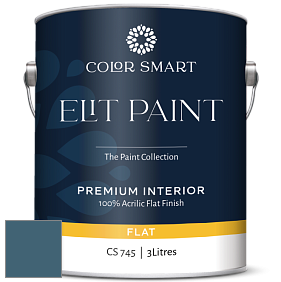 COLOR SMART CS 745 ELIT PAINT глубокоматовая моющаяся краска цвет 2062-30 Blue Danube