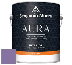 Benjamin Moore Aura 526 Waterborne Interior Satin Finish покрытие цвет RAL 4011 