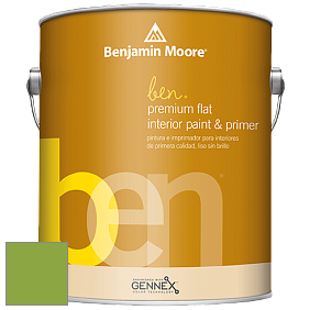 Benjamin Moore Ben W625 Premium Interior Latex Flat краска цвет 2029-30 Rosemary Green