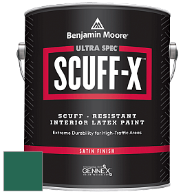 Benjamin Moore 486 Ultra Spec SCUFF-X Interior Satin Finish краска цвет NCS S 5040-B90G 