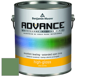 Benjamin Moore 794 Advance Interior Paint-High Gloss глянцевая алкидная эмаль цвет 566 Bunker Hill Green