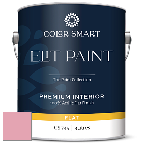 COLOR SMART CS 745 ELIT PAINT глубокоматовая моющаяся краска цвет 2007-50 Supple Pink