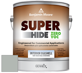 Benjamin Moore 357 Super Hide Zero Voc Interior Eggshell краска цвет 1578 Iced Marble