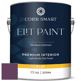 COLOR SMART CS 745 ELIT PAINT глубокоматовая моющаяся краска цвет NCS S 5040-R40B 