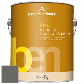 Benjamin Moore Ben W625 Premium Interior Latex Flat краска цвет HC-166 BM HC-166