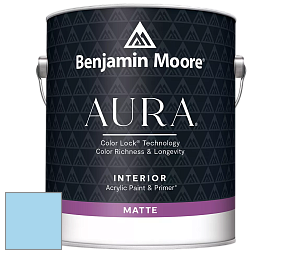 Benjamin Moore Aura 522 Interior Paint - Matte краска цвет 2065-60 Caribbean Coast