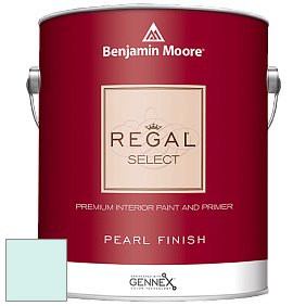 Benjamin Moore 550 Regal Select Waterborne Interior Pearl Finish краска цвет 2048-70 Barely Teal