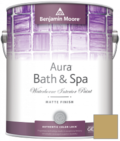Краска Benjamin Moore Aura Bath & Spa Interior Paint Matte Finish (532) цвет HC-14 BM HC-14