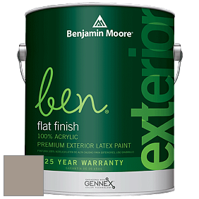 Benjamin Moore Ben 541 Waterborne Exterior Flat Finish краска цвет AC-36 BM AC-36