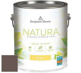 Benjamin Moore 512 Natura Interior Flat Finish матовая краска цвет 2109-30 Wood Grain Brown