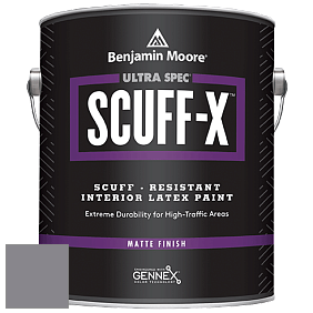 Benjamin Moore 484 Ultra Spec SCUFF-X Interior Matte Finish краска цвет NCS S 5005-R50B 