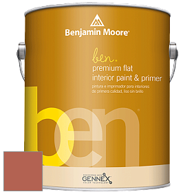 Benjamin Moore Ben W625 Premium Interior Latex Flat краска цвет NCS S 3050-Y70R 