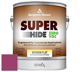 Benjamin Moore 355 Super Hide Zero Voc Interior Flat краска цвет 2077-20 Gypsy Pink