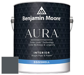 Benjamin Moore Aura 524 Waterborne Interior Eggshell Finish краска цвет 1624 Westcott Navy