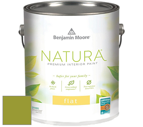 Benjamin Moore 512 Natura Interior Flat Finish матовая краска цвет NCS S 2070-G50Y 