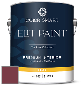 COLOR SMART CS 745 ELIT PAINT глубокоматовая моющаяся краска цвет NCS S 4050-R10B 