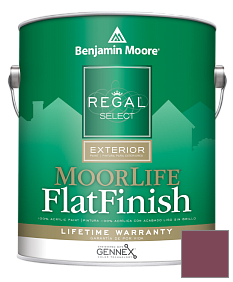Краска Regal Select Exterior Paint-MoorLife Flat Finish (W105) цвет 2083-20 Cranberry Cocktail