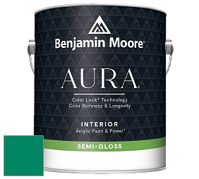 Benjamin Moore Aura 528 Waterborne Interior Semi-gloss Finish краска цвет NCS S 3060-B90G 