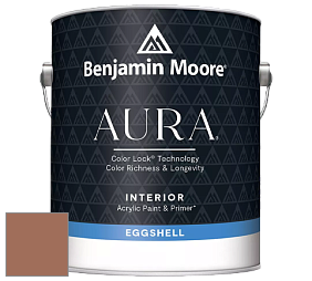 Benjamin Moore Aura 524 Waterborne Interior Eggshell Finish краска цвет 1209 Toasted Pecan